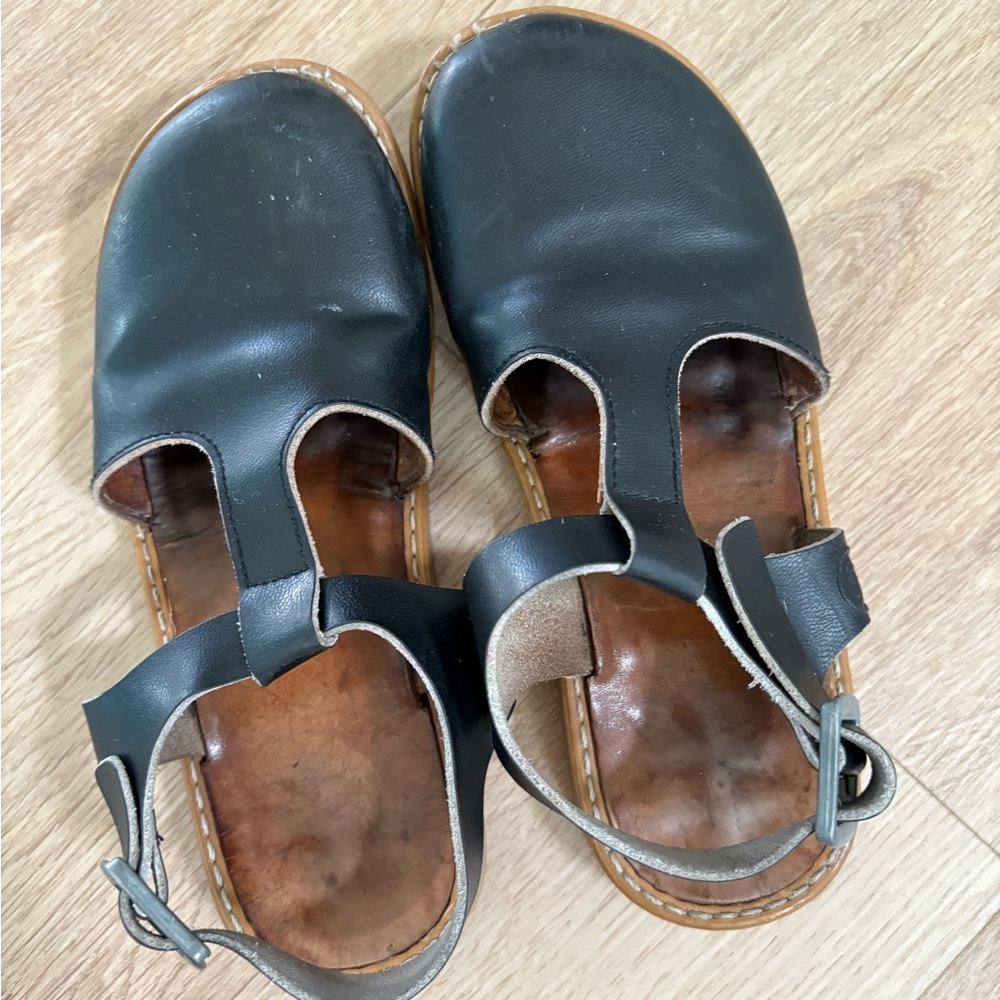 Freshly Picked Black Kids Sandals